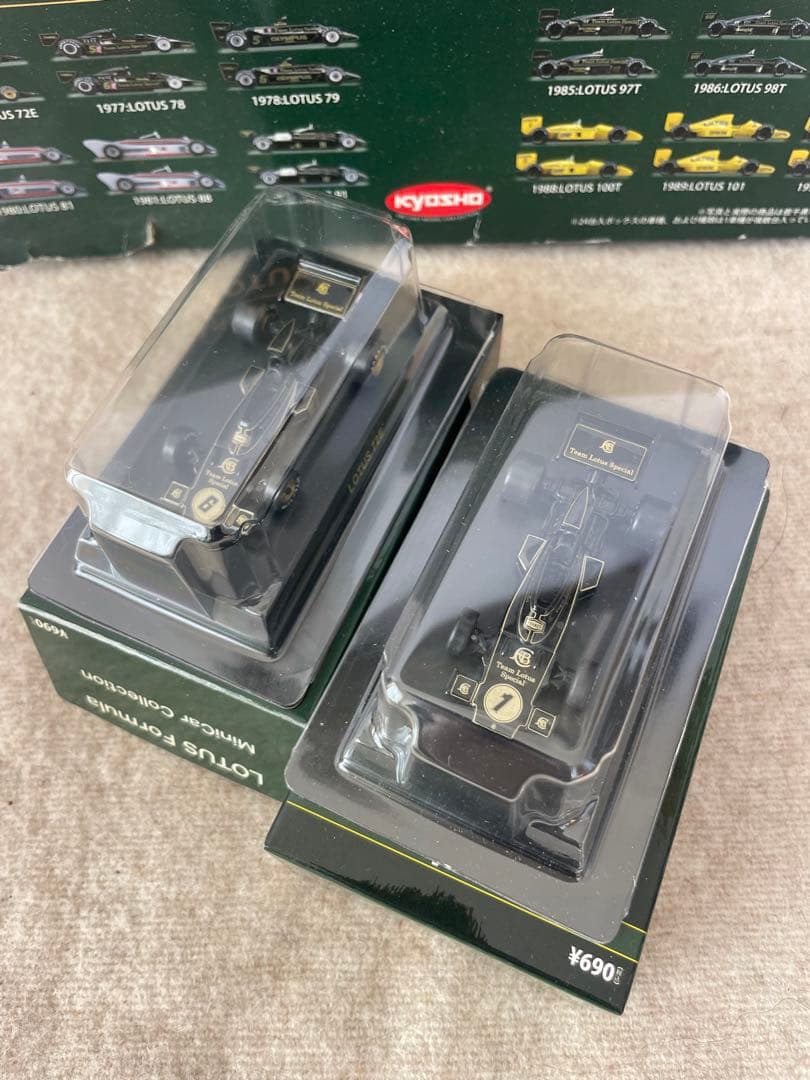 S*h様 1/64京商 F1ミニカーコレクション ロータスフォーミュラ合計14台