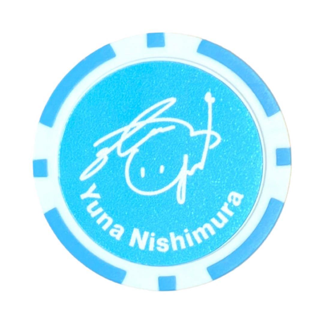 西村優菜プロ応援グッズ３点セットB／1️⃣応援タオル、2️⃣応援扇子、3️⃣応援マーカー