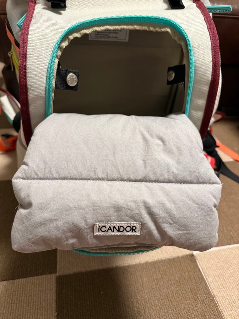 (値下げ中).iCANDOR リュック型キャリーバッグ　別売り付属品付
