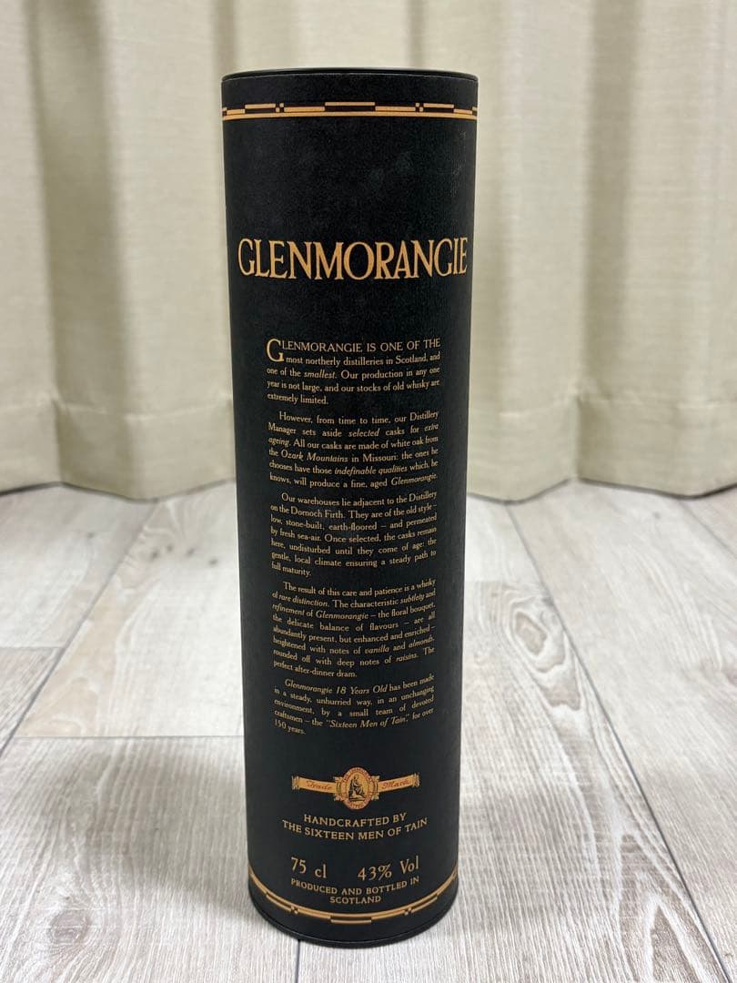 グレンモーレンジ18年 ウイスキー 750ml 旧ボトル レアモルト 新品未開栓
