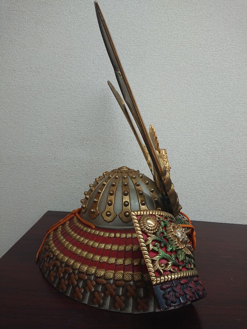 H1 牡丹獅子星兜 兜飾 観音様 Japanese Helmet Kabuto