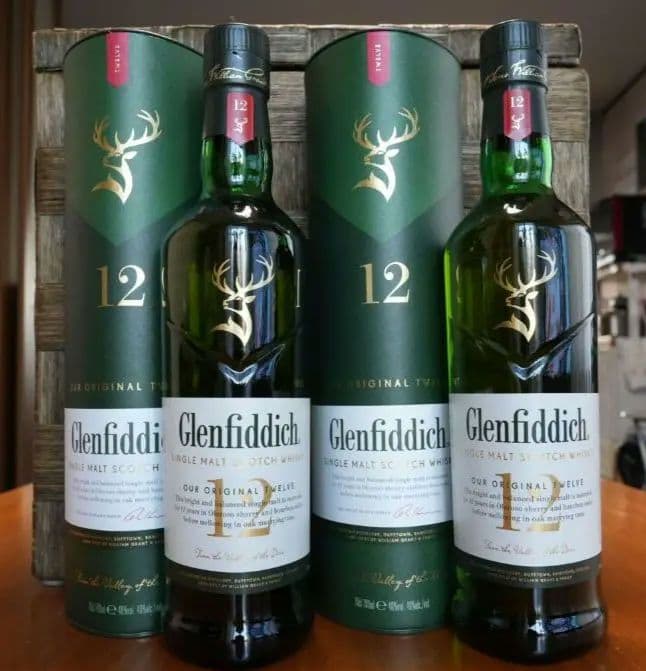 Glenfiddich 12年 ウイスキー 700ml 2本セット