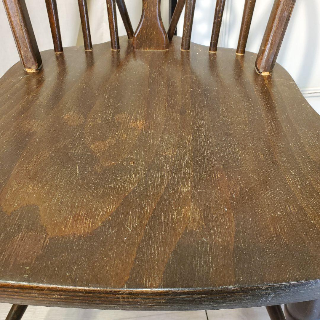 ウィンザーチェアとビクトリアン椅子のセット　アンティーク