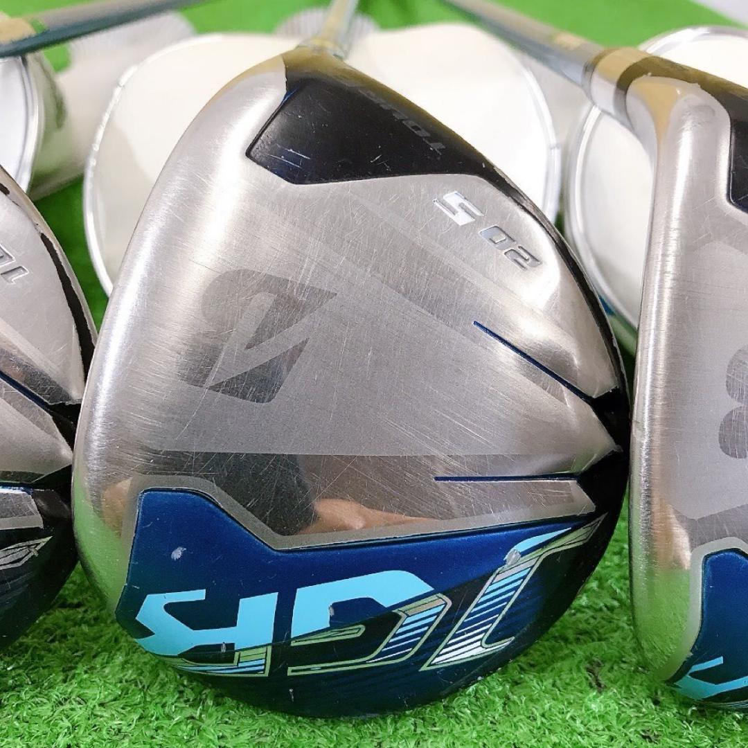 チ71★ブリヂストン TOUR B JGR 2017 レディース ウッド系3本A