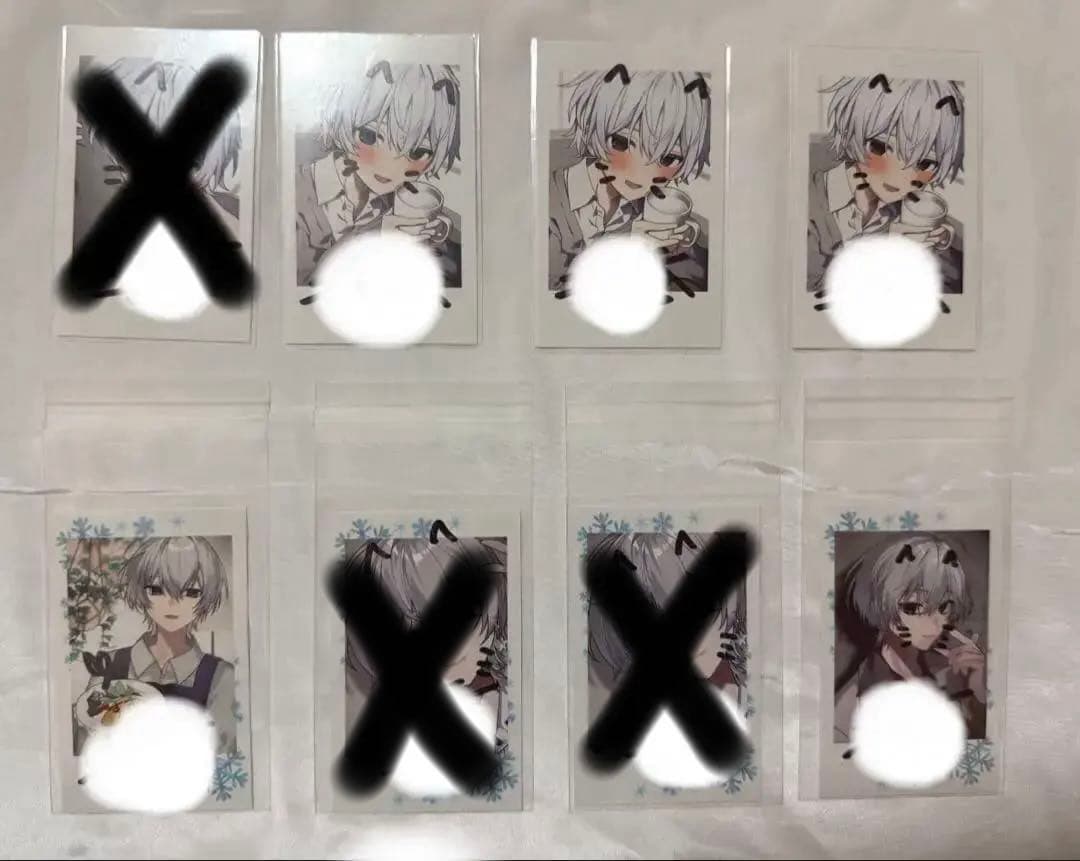 すにすて にしき にしきくん サイン入りランダムチェキ 6枚セット