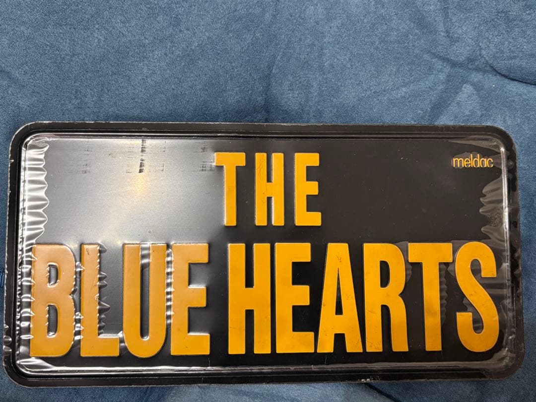 激レア！THE BLUE HEARTS ロゴプレート ファンクラブ限定品
