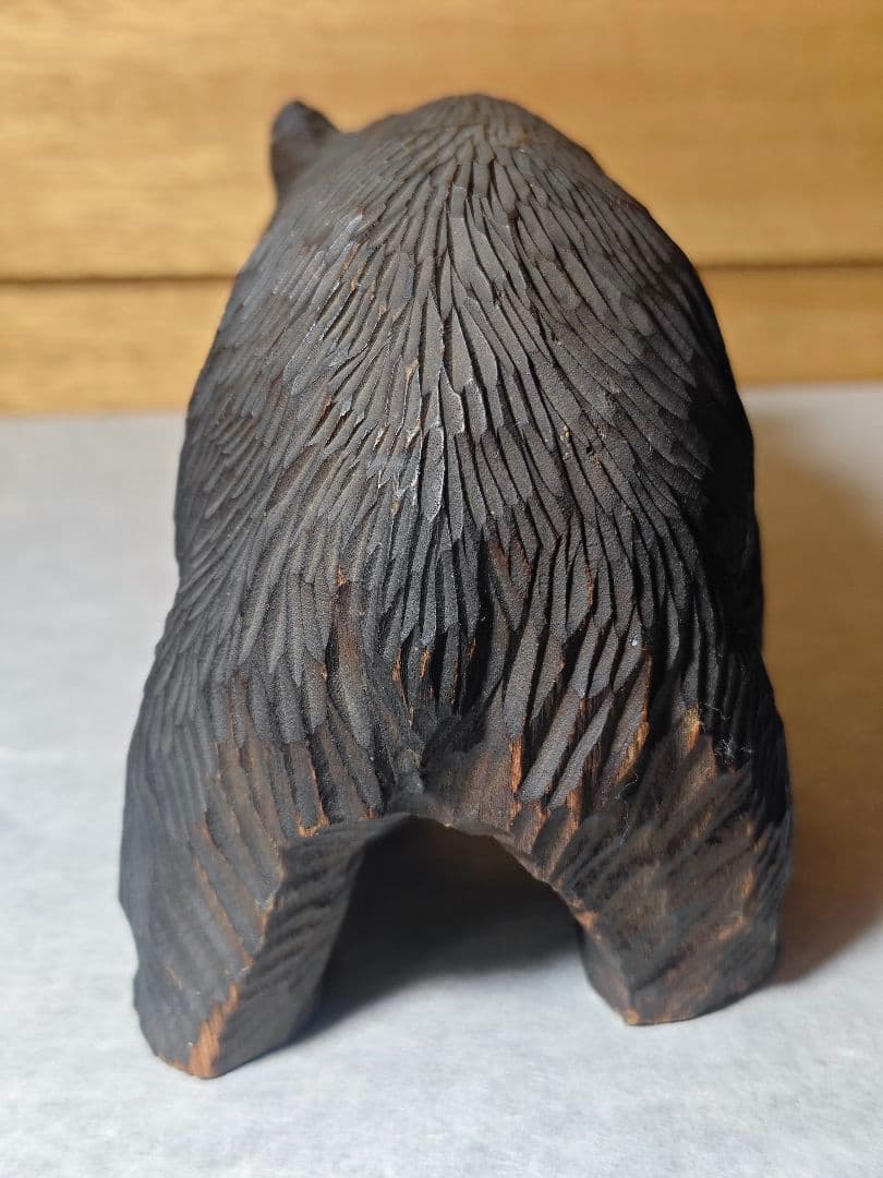熊　木彫り　八雲　やくも　朴瑩 中里伊三郎　 北海道　民芸　　　希少