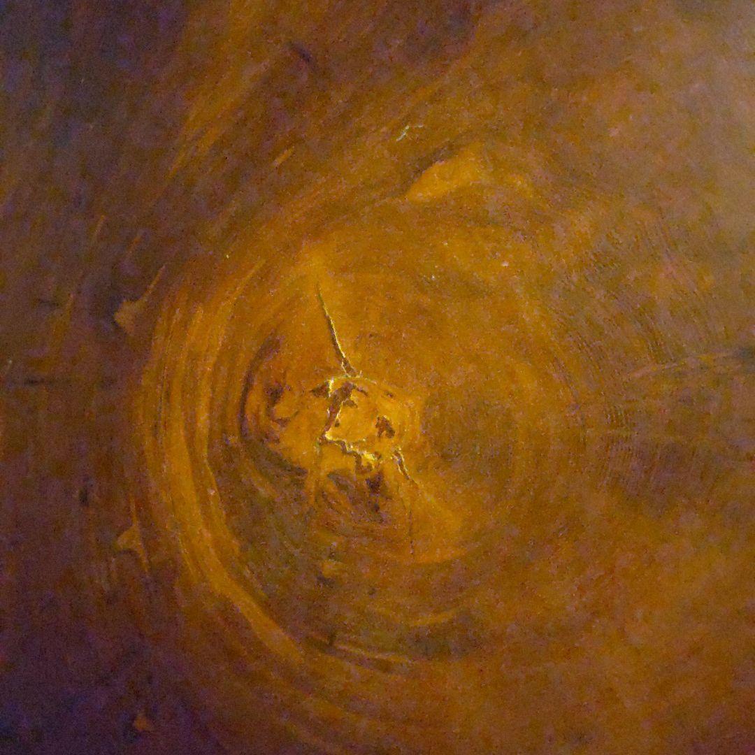 屋久杉・天然木・１枚板・輪切りの座卓（中古）