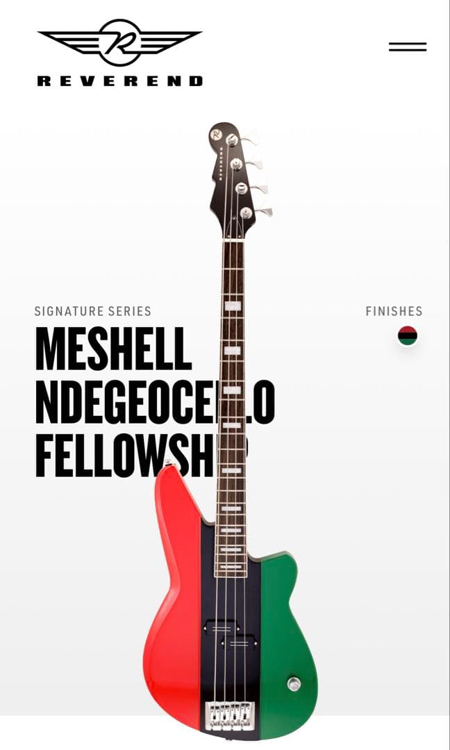 ベース Reverend Guitars MESHELLNDEGEOCELLO bass