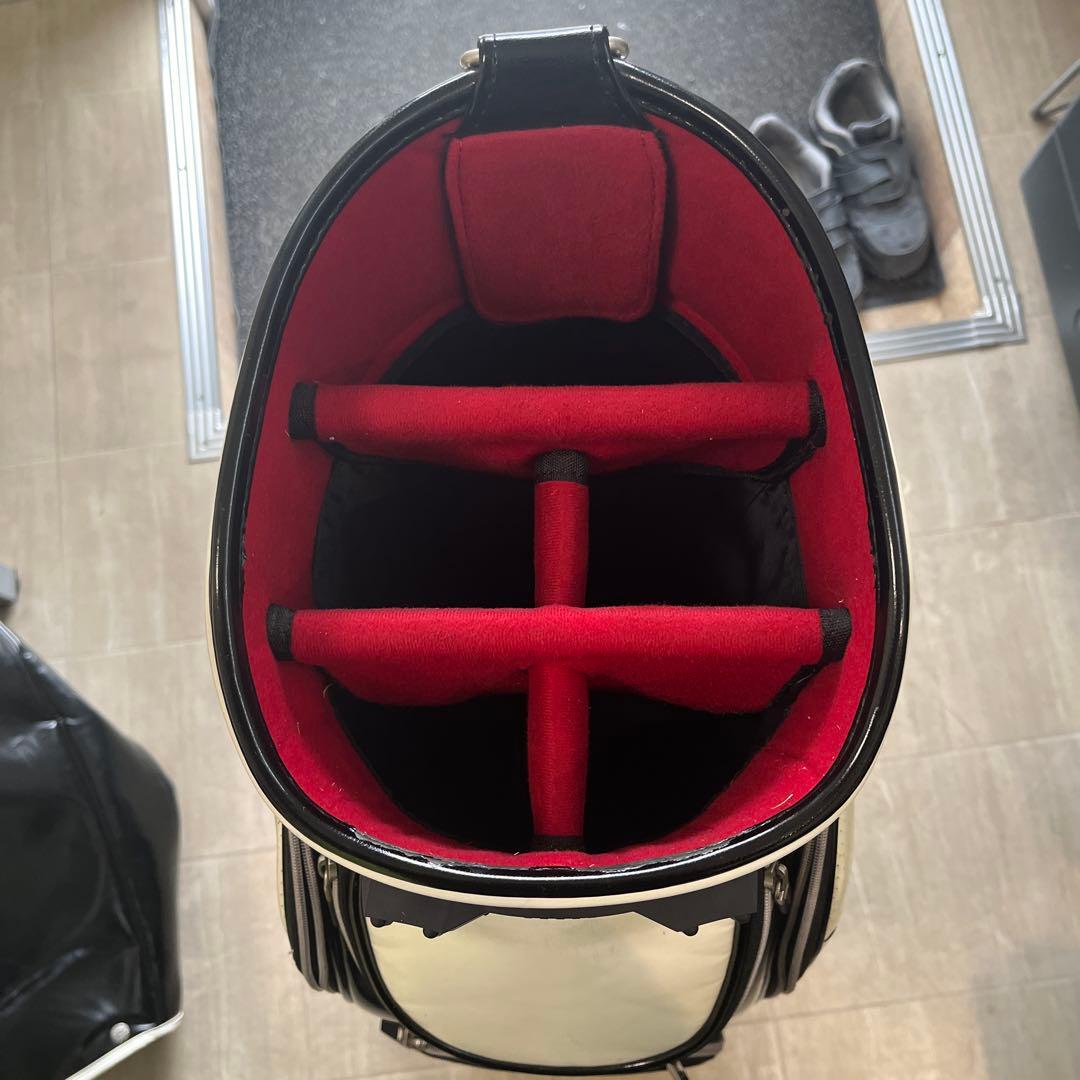 onoff ゴルフキャディバッグ 黒/白