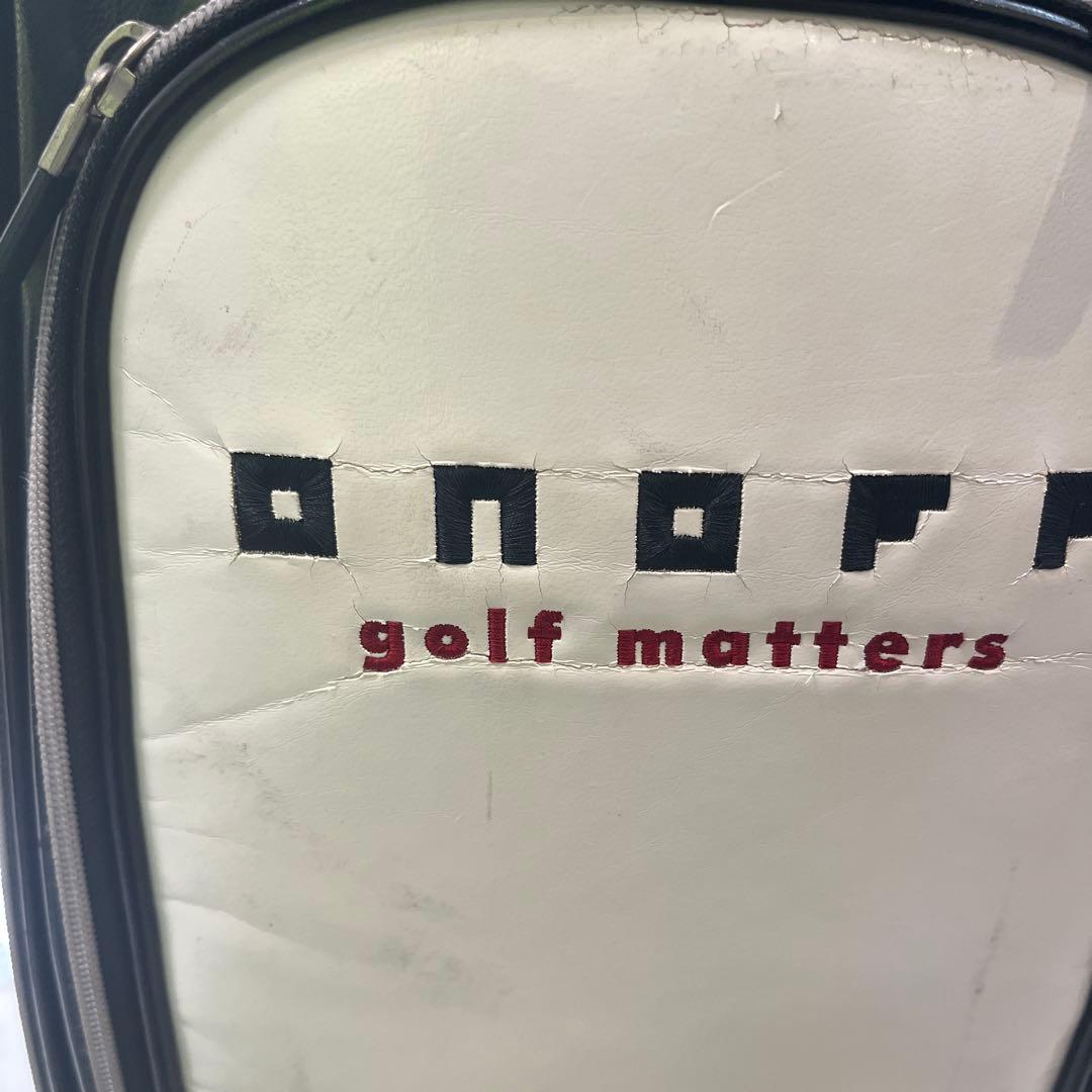 onoff ゴルフキャディバッグ 黒/白