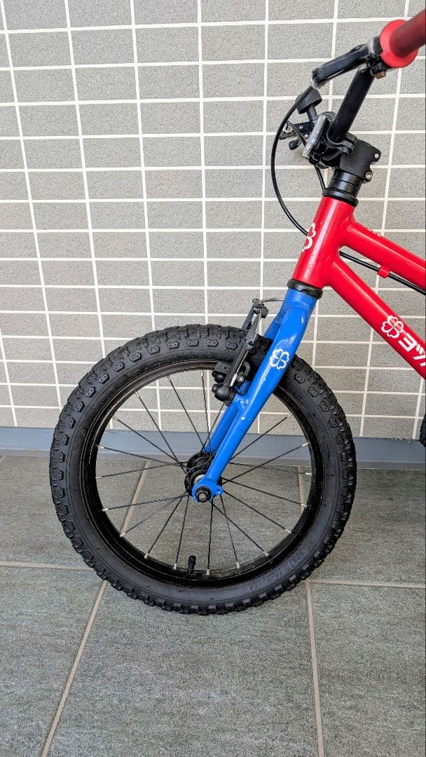 ヨツバサイクル 16インチ ヒーローレッド 子供用 自転車 東京 埼玉 手渡し