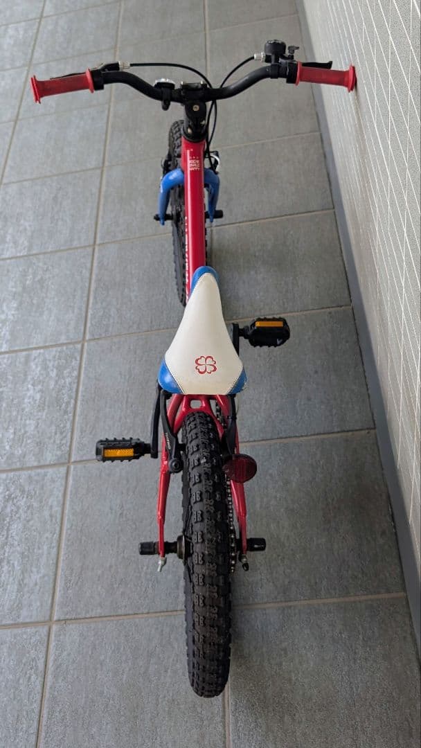 ヨツバサイクル 16インチ ヒーローレッド 子供用 自転車 東京 埼玉 手渡し
