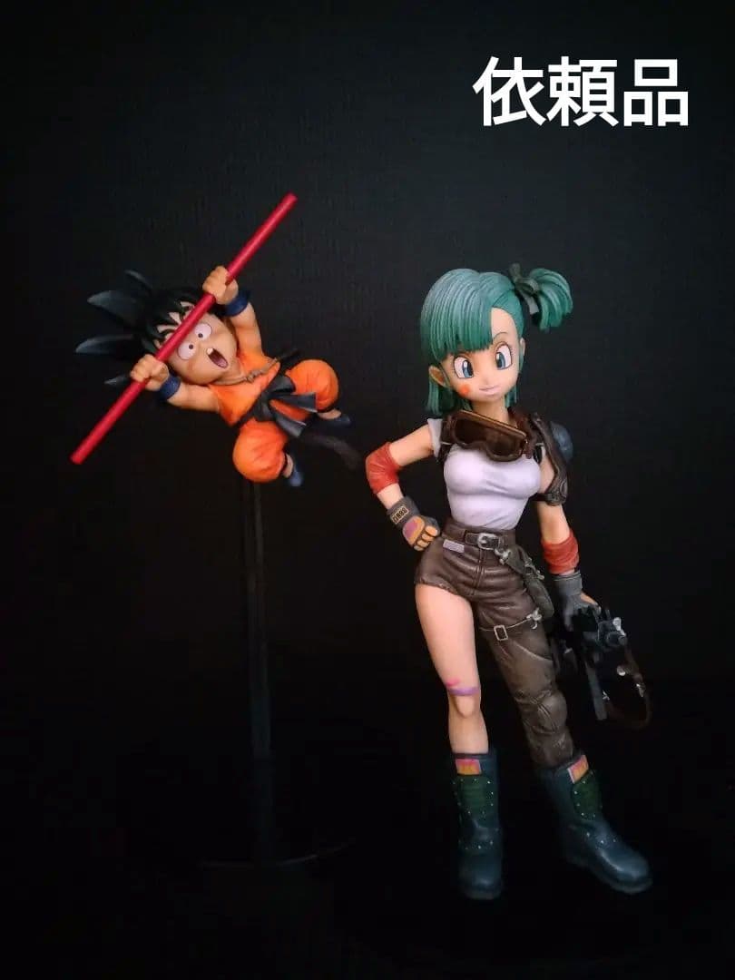 ドラゴンボール　ブルマ　孫悟空　リペイント　けん