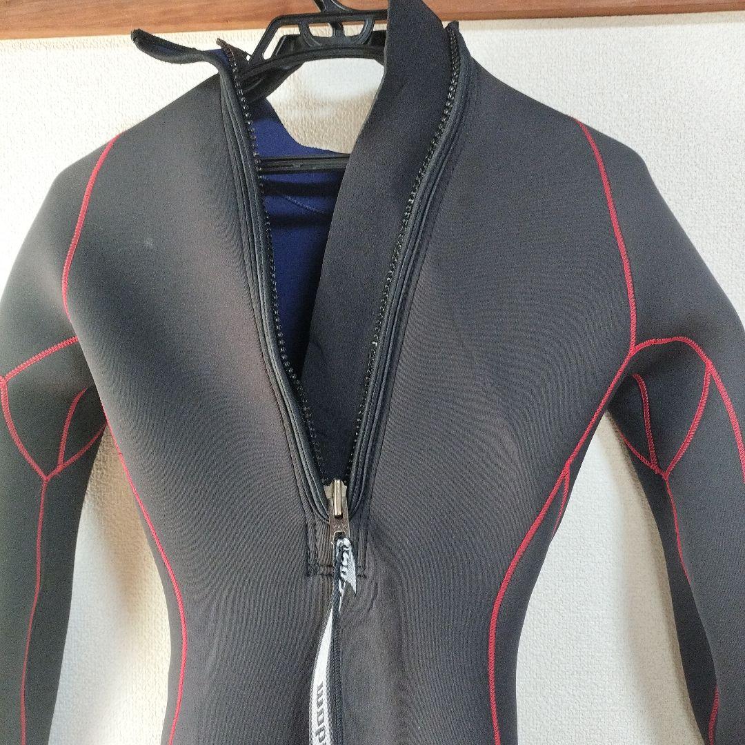 mobbys ウェットスーツ ブラック/レッド　5㍉　11A5（LL）レディース