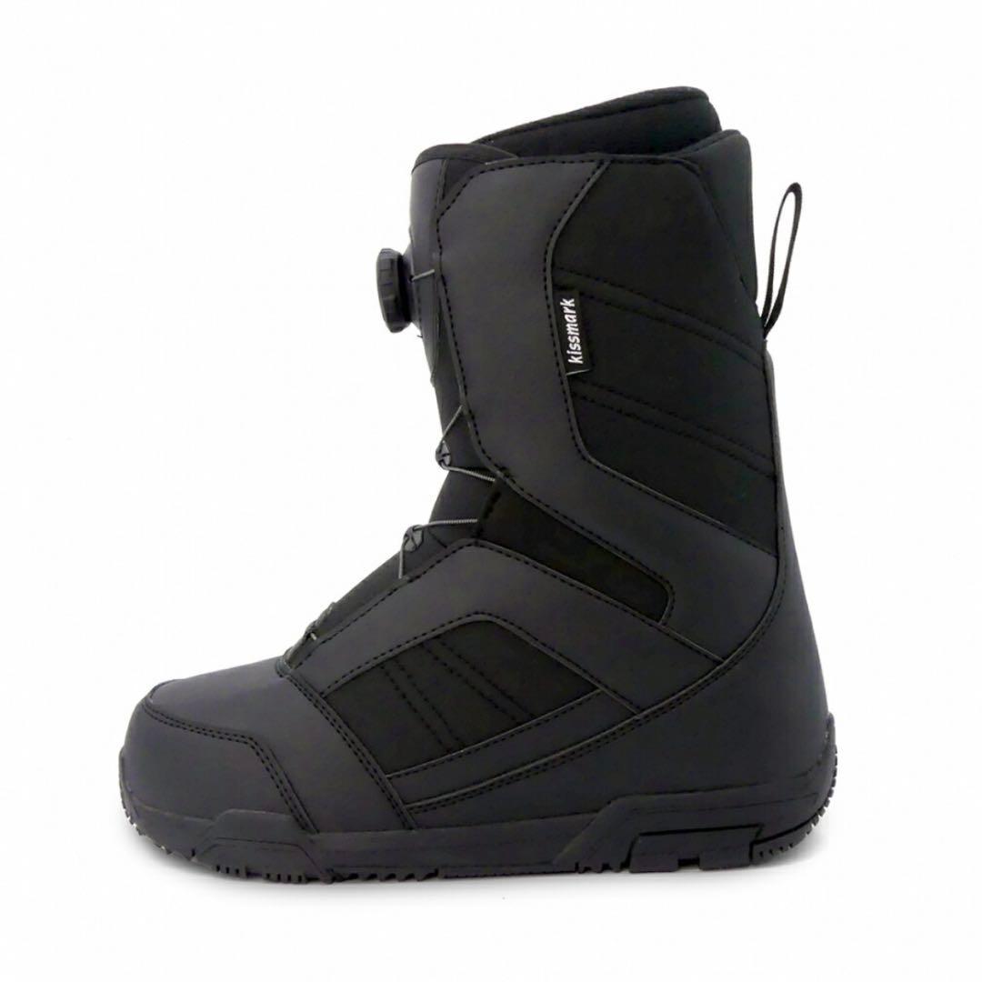 1回のみ使用！スノーボードブーツ ブラック キスマーク