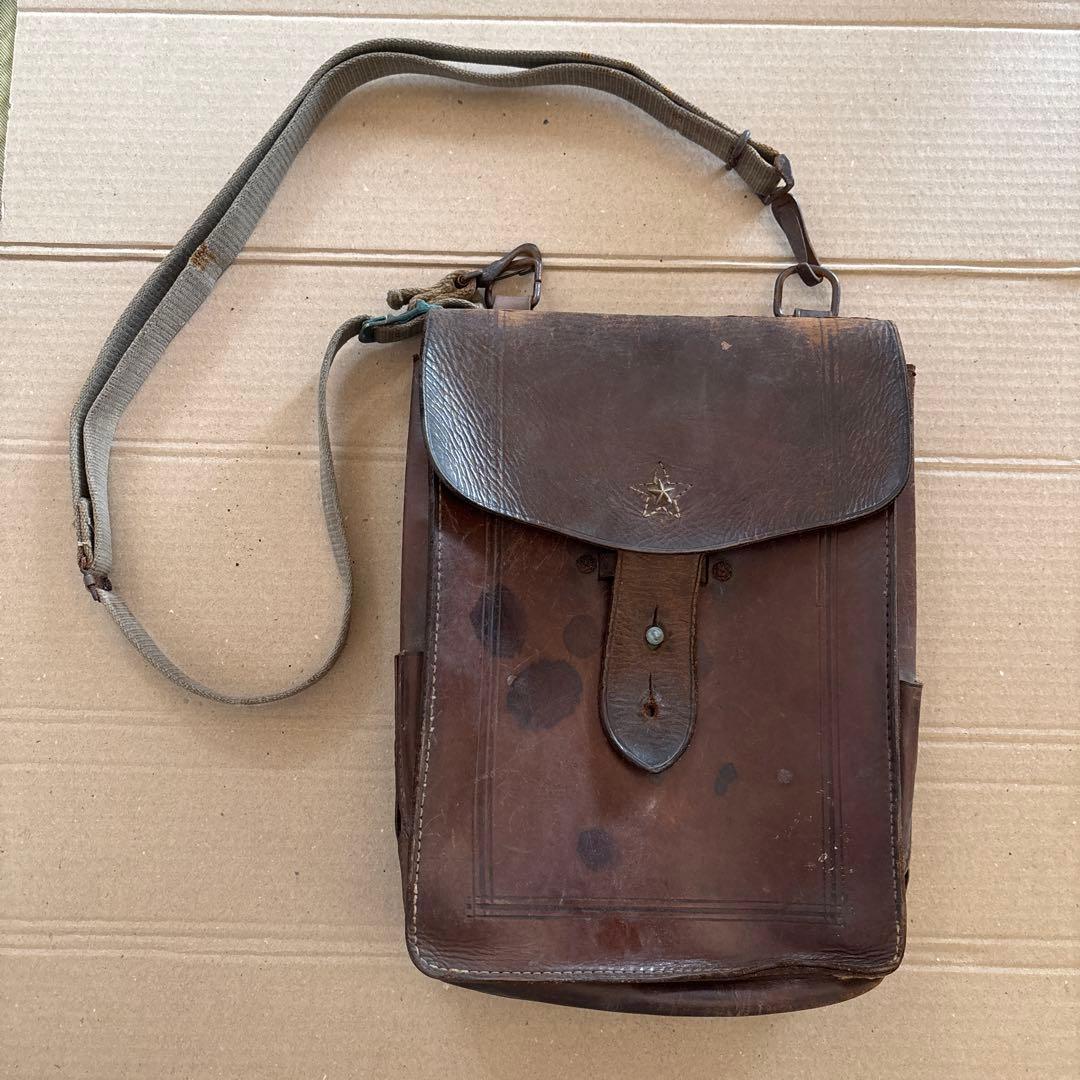 帝国陸軍　肩掛け革鞄　曹長