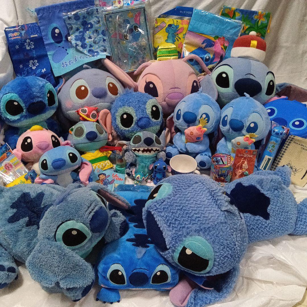 ✨ディズニースティッチ✨ ぬいぐるみ&文房具セット&ティッシュカバーetc３７点