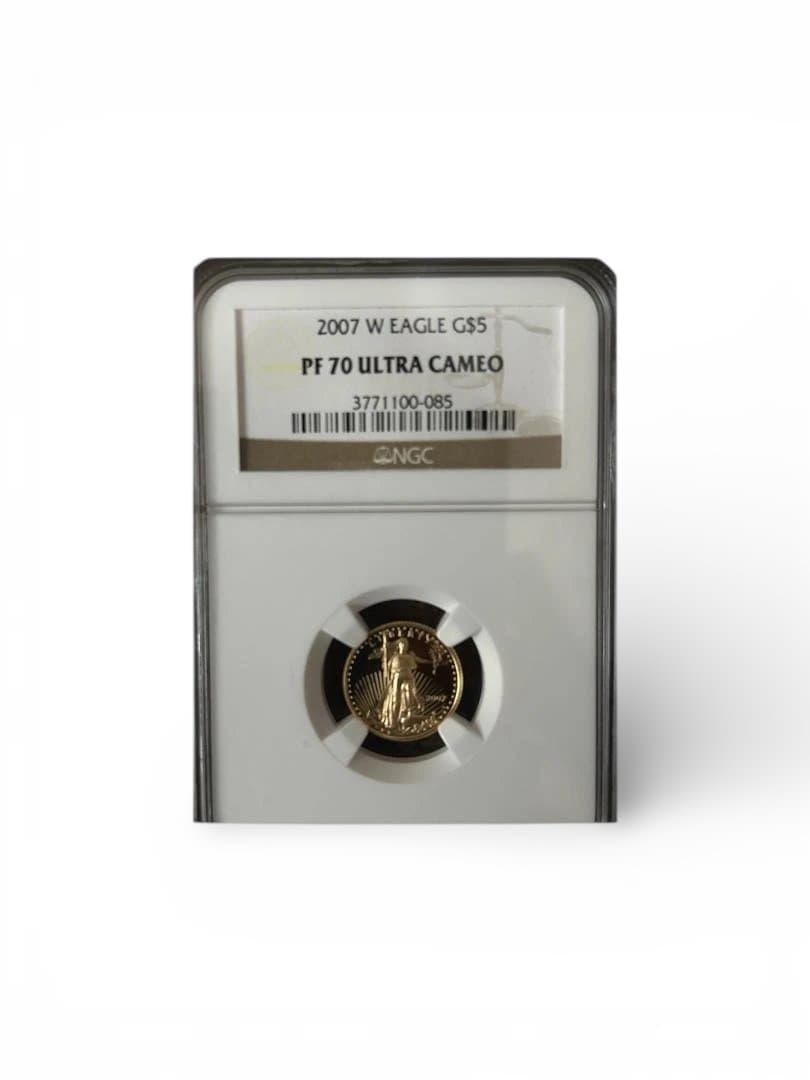 新品✨2007 W EAGLE $5 PF 70 ULTRA CAMEO