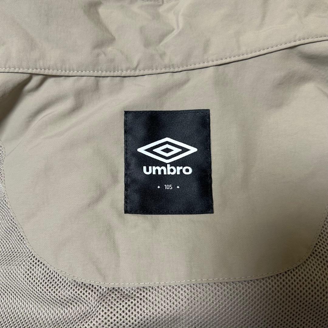 アンブロ ヘリテージ ウォームアップ ジャケット　ブラウン　XL