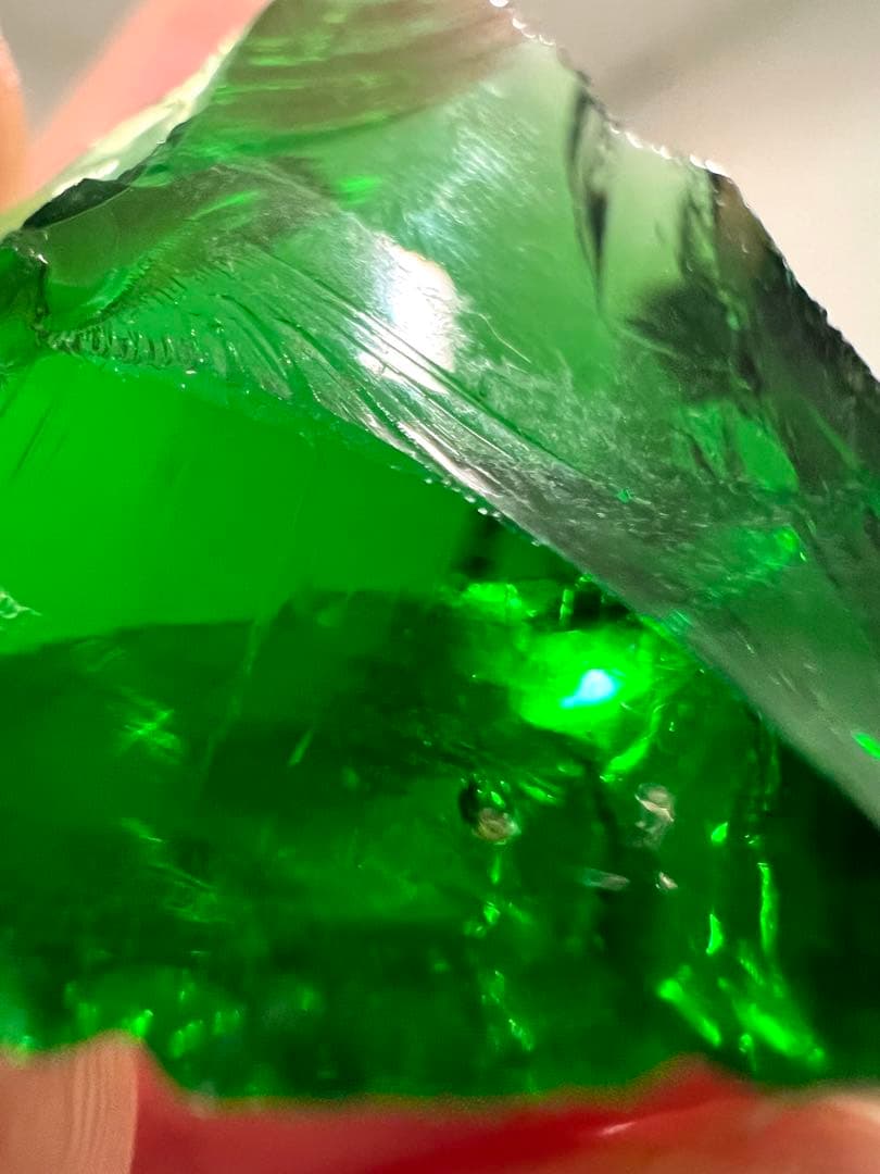 美✨希少✨本物 シエラ産 純正 アンダラクリスタル ✨魔法使いマーリングリーン✨