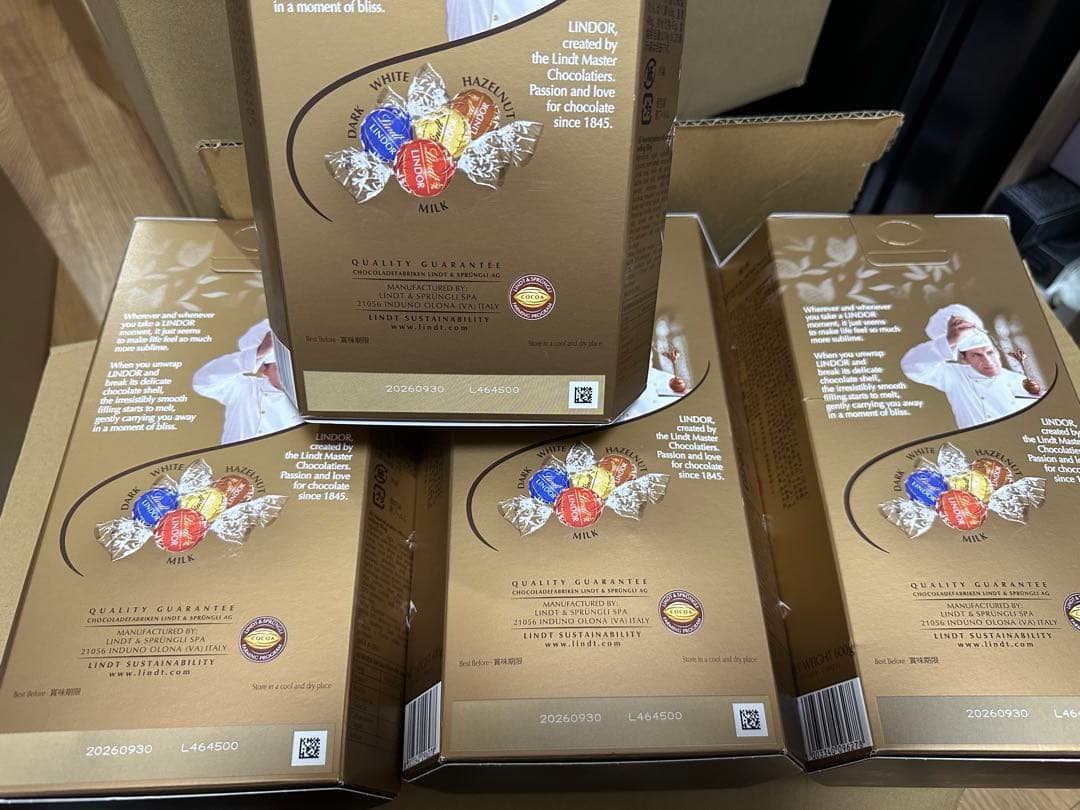 リンツ リンドール アソート チョコレート 600グラム　✖️6