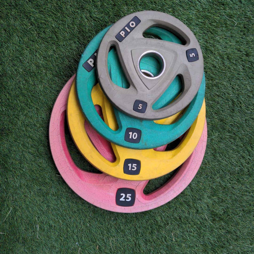 バーベル１１０kgセット　オリンピックプレート　引き取り限定