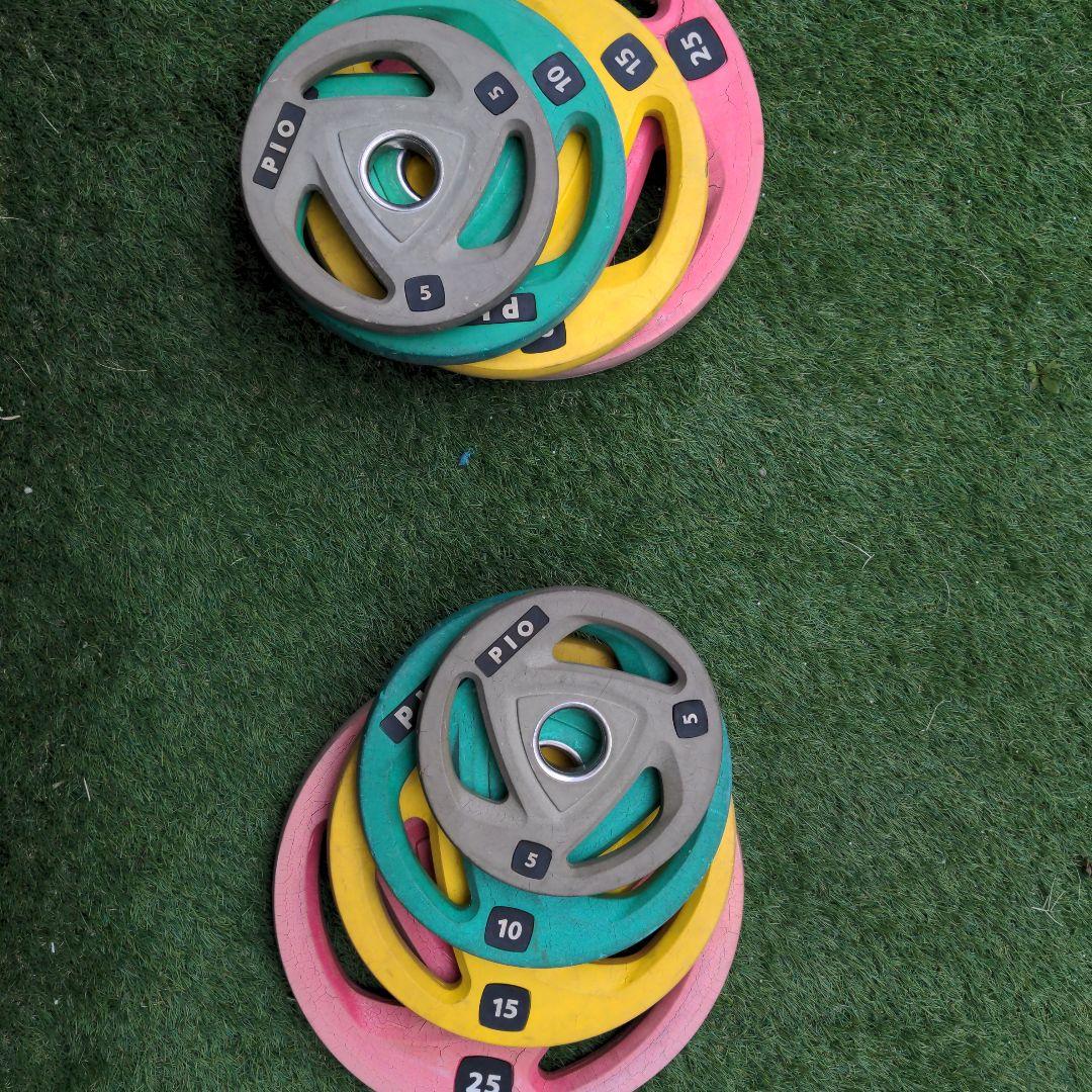 バーベル１１０kgセット　オリンピックプレート　引き取り限定