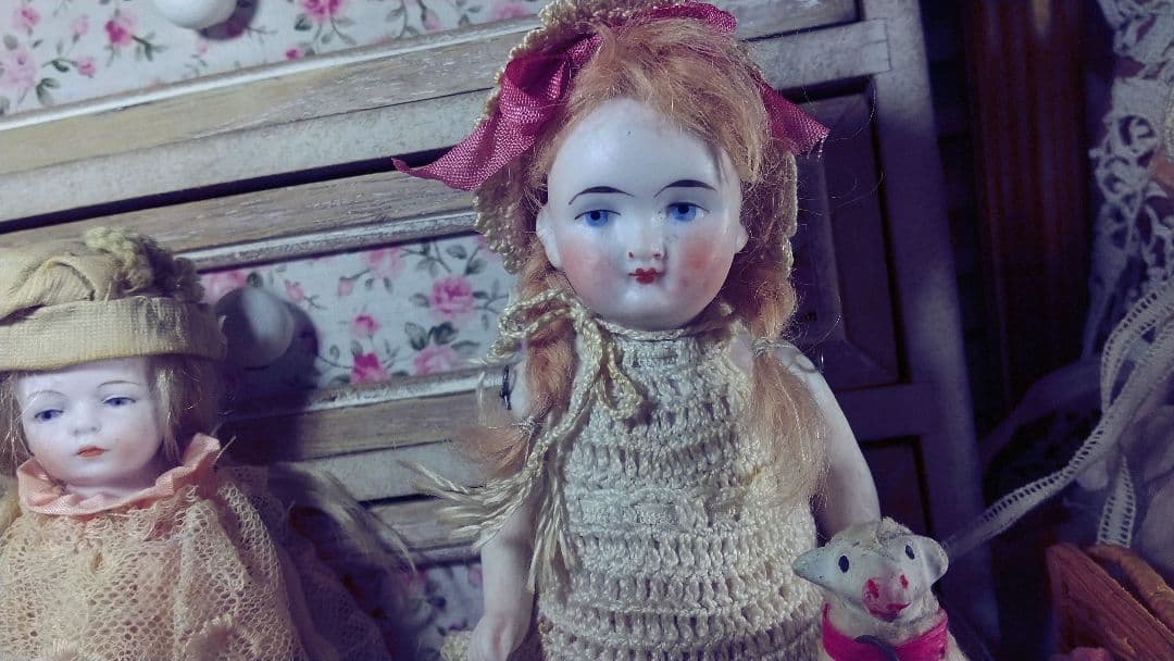 ＊約1週間だけのおまけ/シープ付き… Hertwig おさげの女の子＊