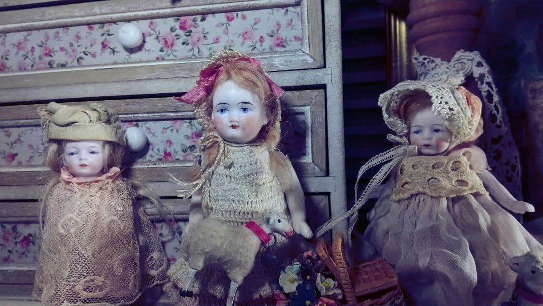 ＊約1週間だけのおまけ/シープ付き… Hertwig おさげの女の子＊