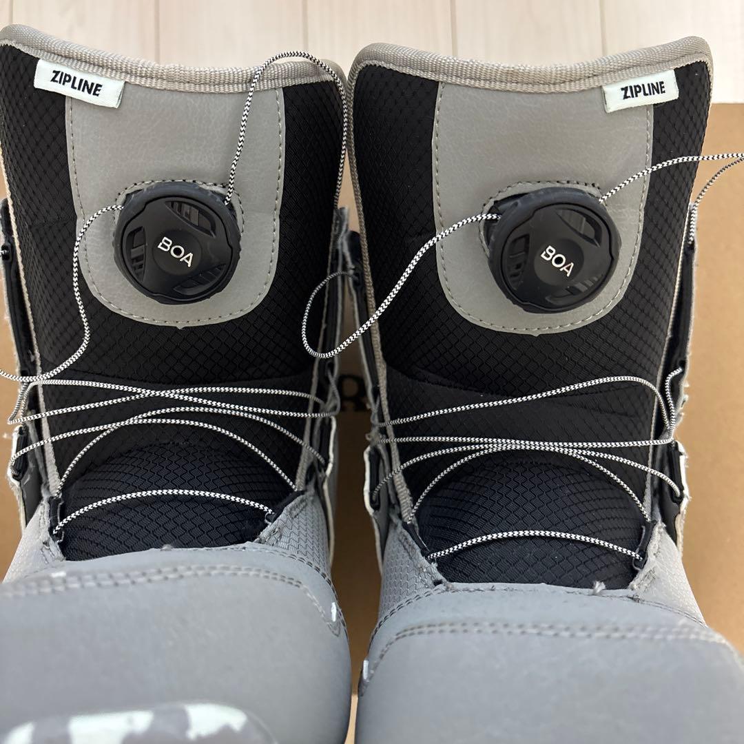 Burton kids スノーボードブーツ グレー　22cm Zipline