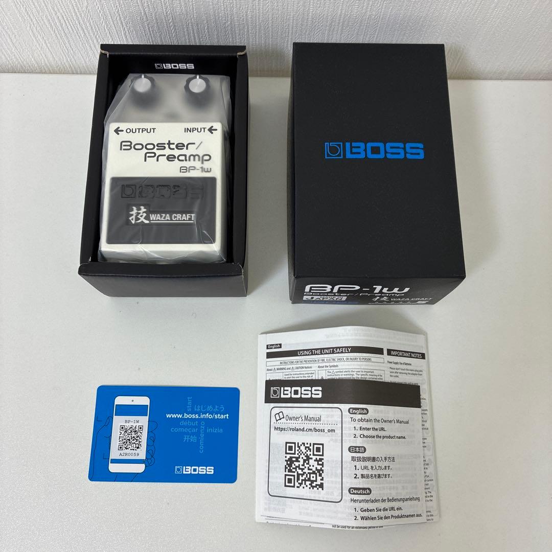 BOSS BP-1w ブースター プリアンプ 技 ボス ギター エフェクター