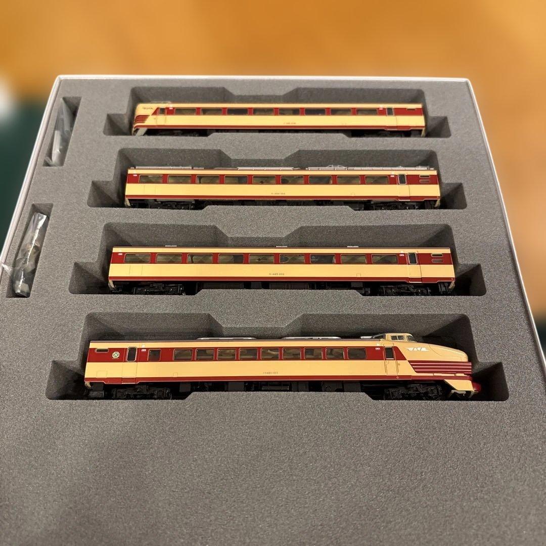 【新同】KATO 10-1480 485系 特急みどり4両セット④付属品未開封