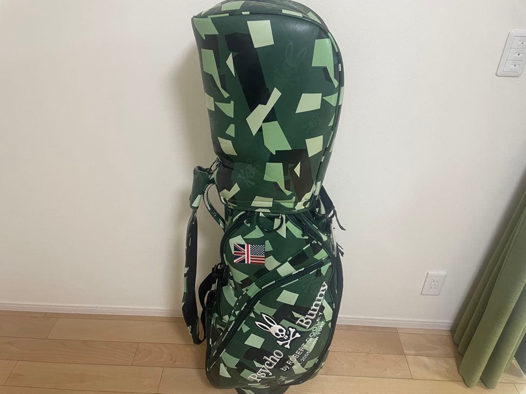 Psycho Bunny キャディバッグ サイコバニー カモフラージュ 迷彩