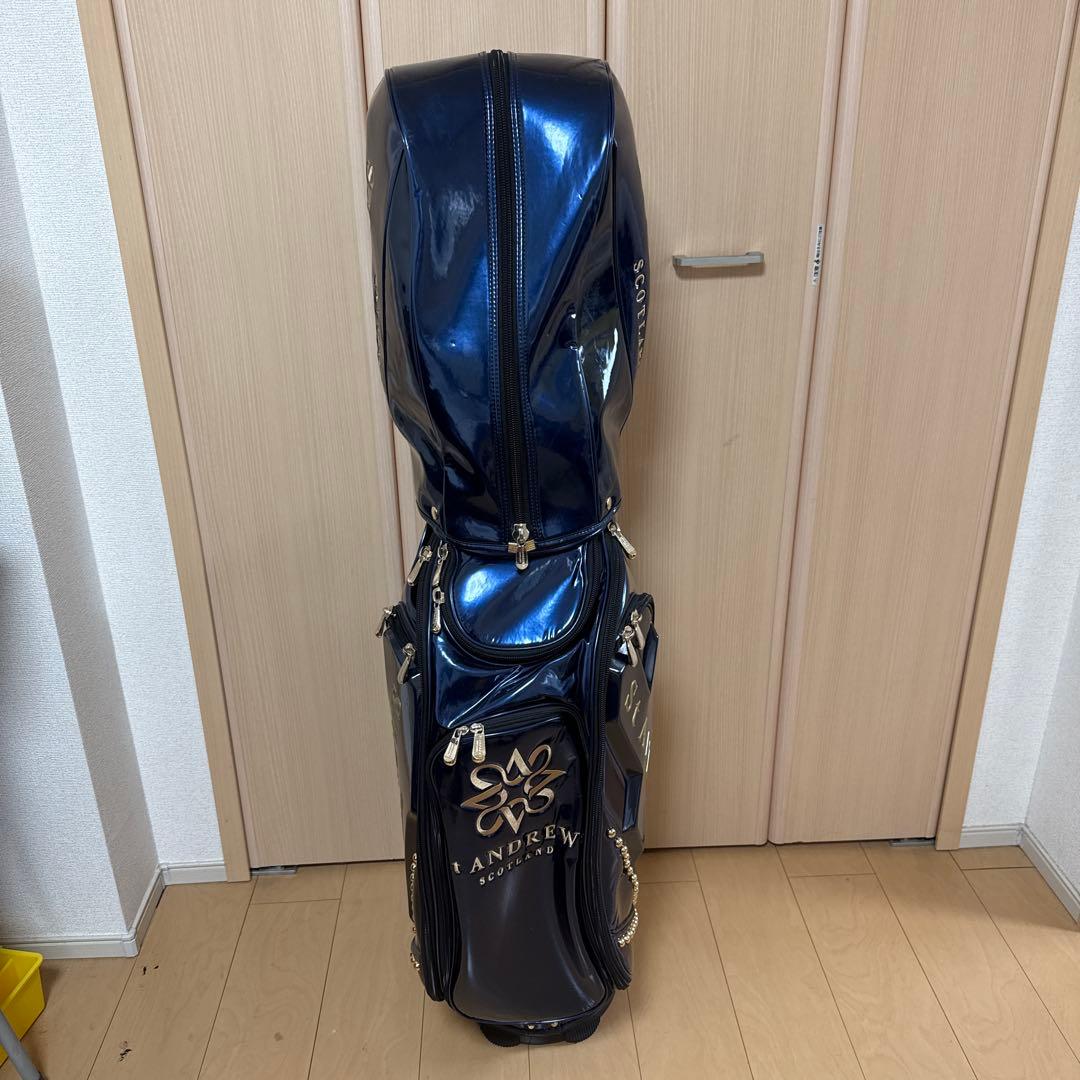 St Andrews セントアンドリュース ゴルフキャディバッグ 大型 青