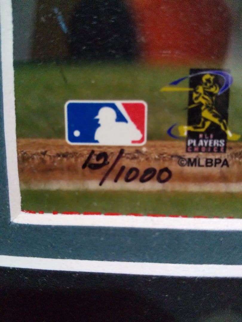 【MLB殿堂入り】イチロー選手のマリナーズ時代の写真付き額縁