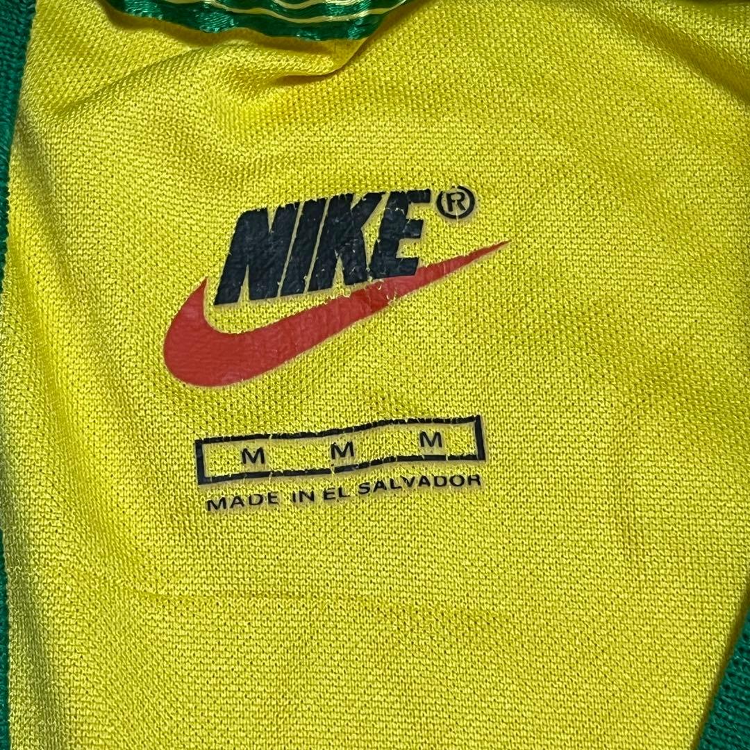 90s NIKE ナイキ　ブラジル代表　ユニフォーム　ゲームシャツ　M