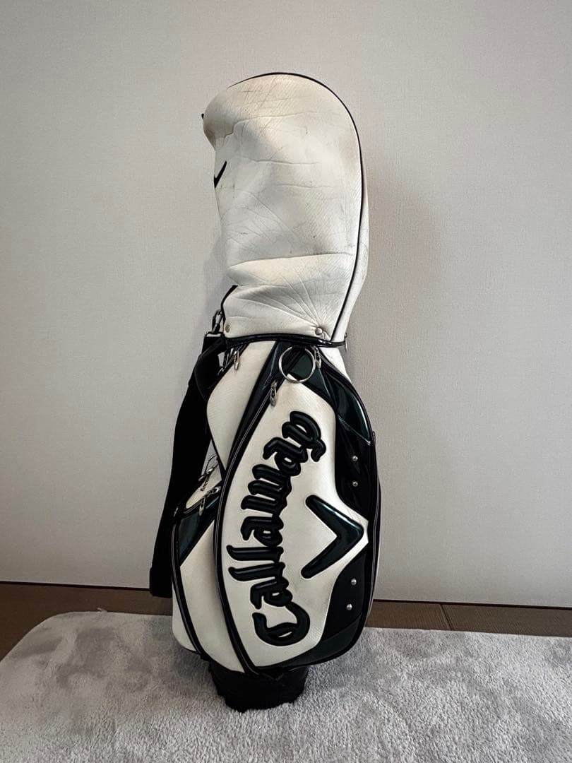 【DY】Callaway キャディバッグ ホワイト/ダークグリーン