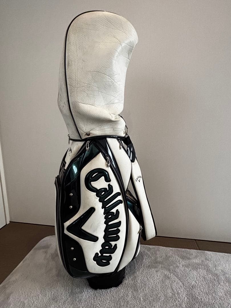 【DY】Callaway キャディバッグ ホワイト/ダークグリーン