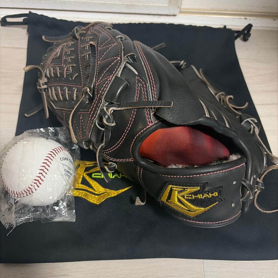 チアキ CHIAKI 硬式グローブ FK1-01-BLK 左投げ