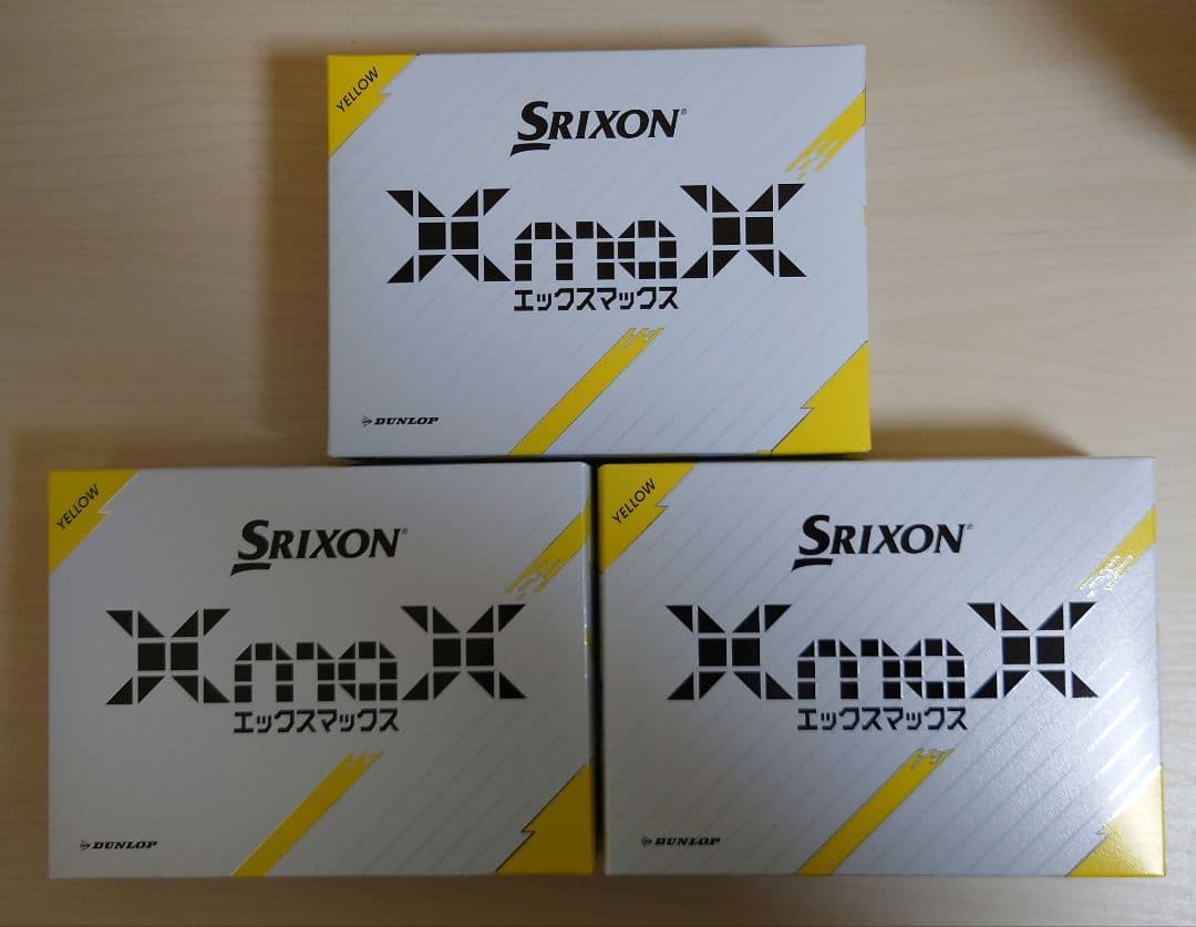 スリクソン xmax ゴルフボール 3ダースセット