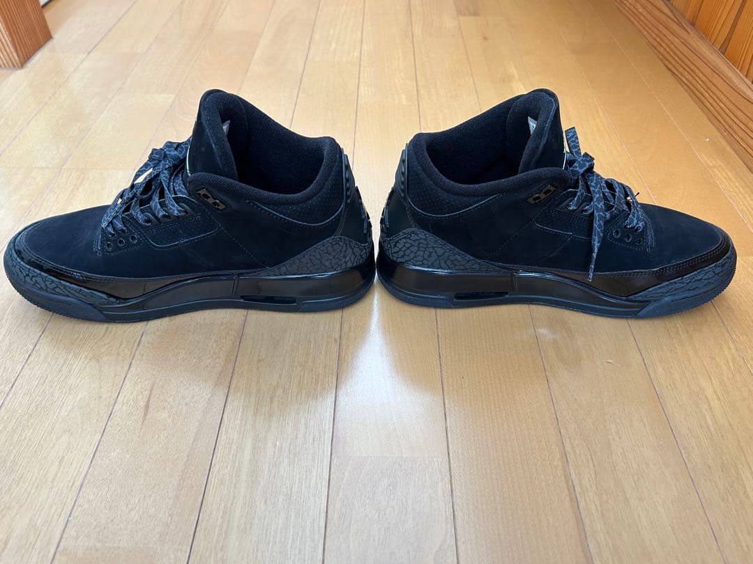 シューズ(男性用) NIKE AIR JORDAN 3 RETRO BLACK CAT 26.5cm