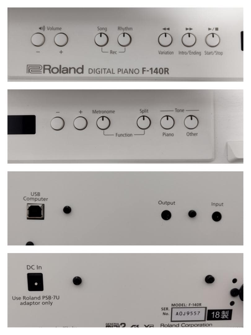 K☆173 ローランド 電子ピアノ/デジタルピアノ F-140R