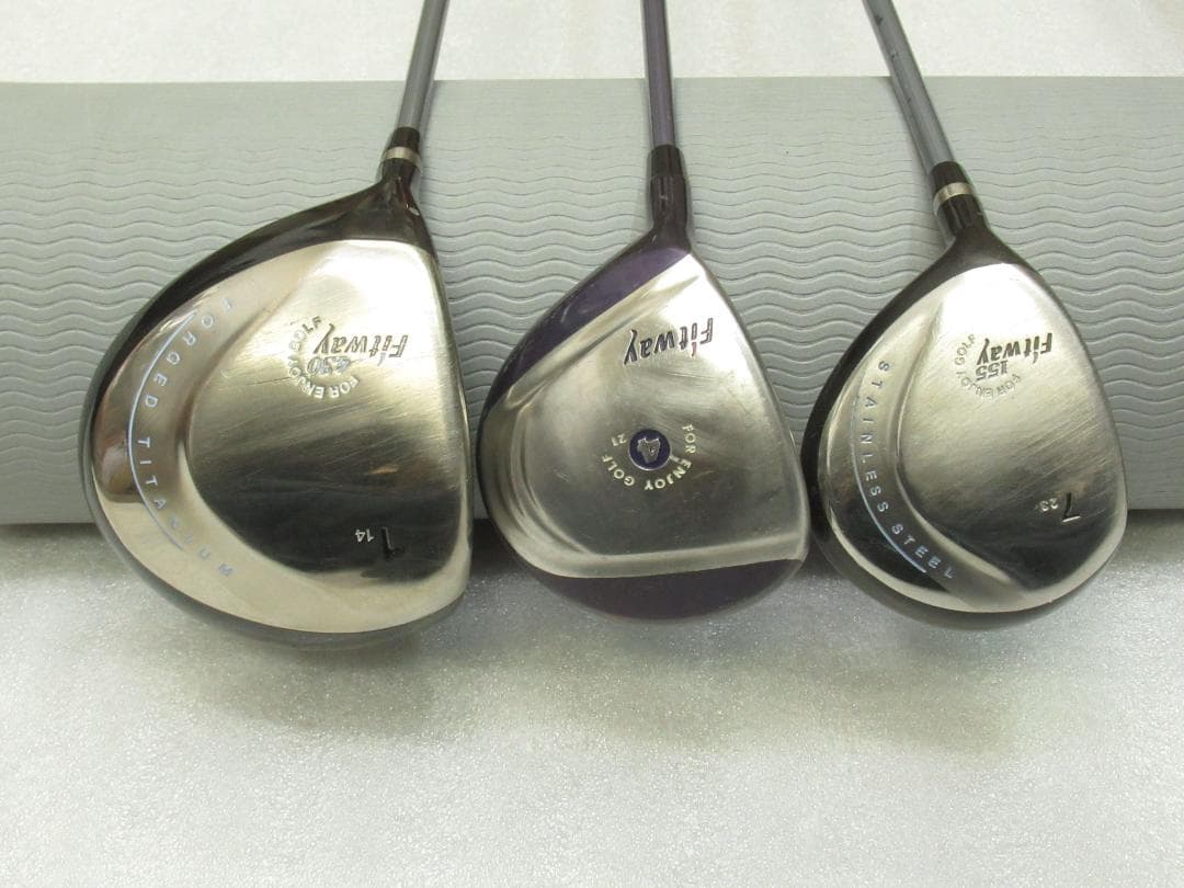 Fitway レディース 左用 ゴルフクラブ 9本セット 一部別メーカー別モデル