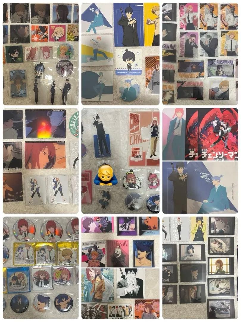 チェンソーマン レゼ編 グッズまとめ売り 缶バッジ アクスタ ポストカード 多数