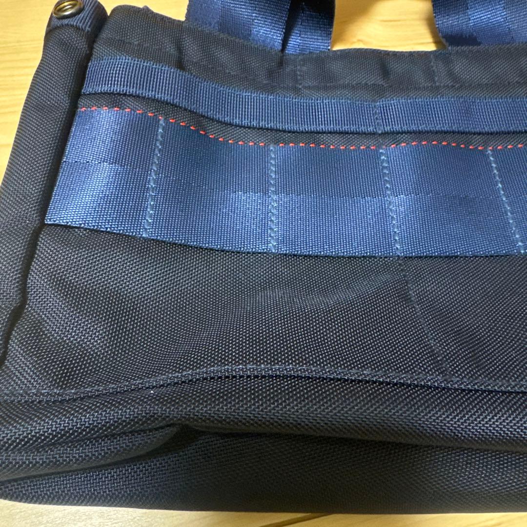 美品☆ブリーフィングバック　ネイビー