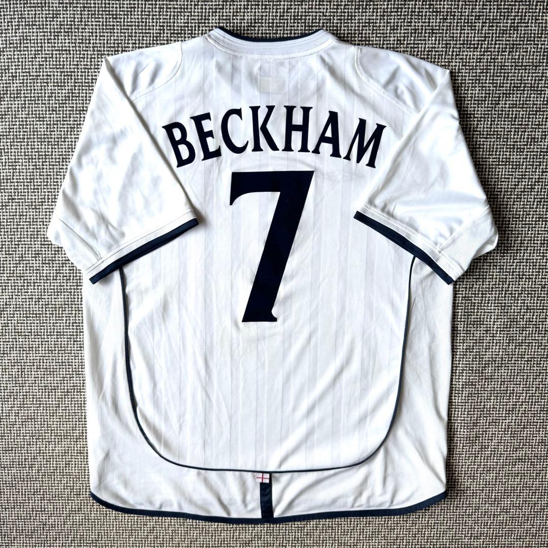 【正規品】デビッド・ベッカム ＃７ イングランド代表 2002W杯モデル