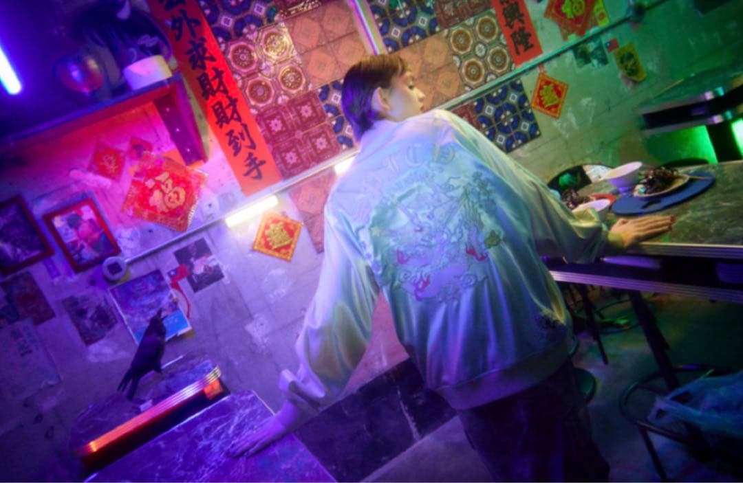 ずとまよ 香辛龍 スカジャン (Mint green) Lサイズ