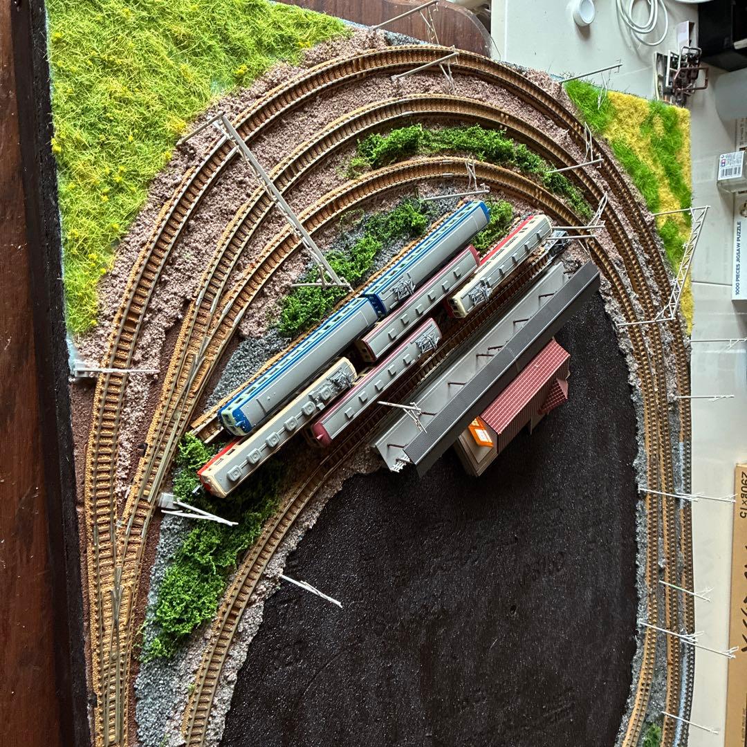 Nゲージ 鉄道模型 円形レイアウト