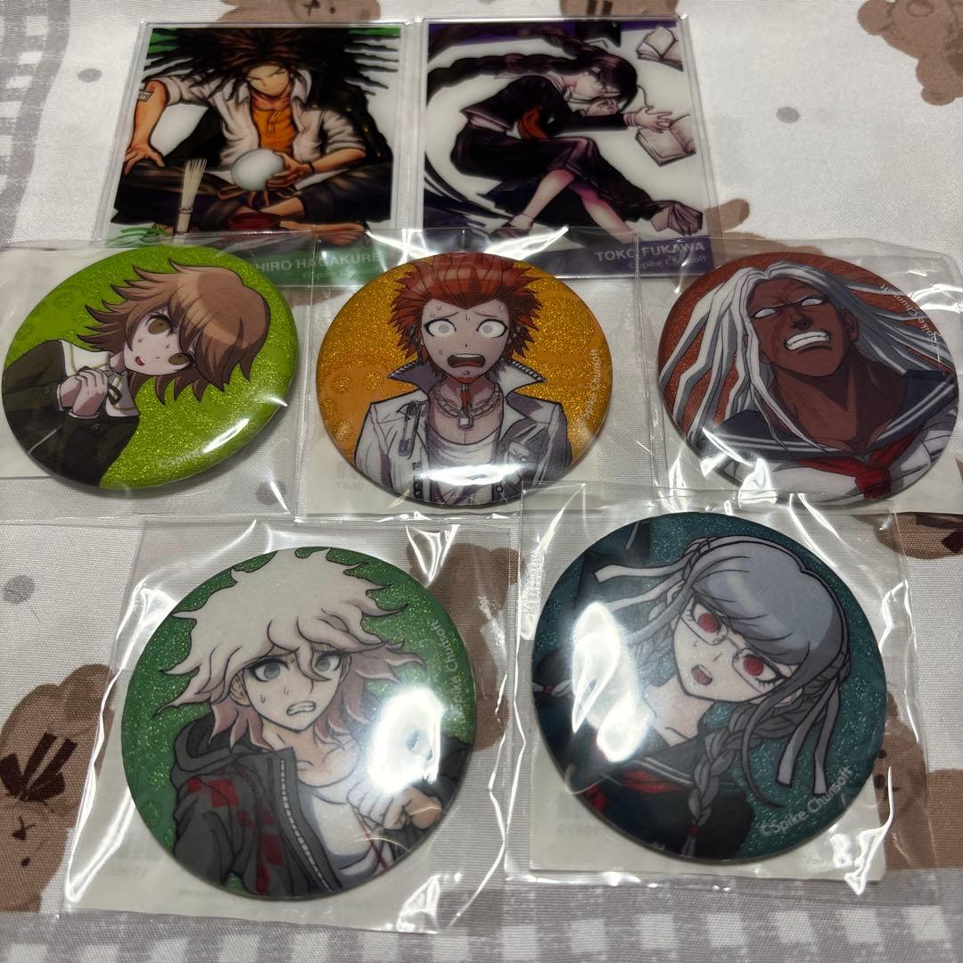 ダンガンロンパ オンラインくじ 缶バッジ アクリルカード